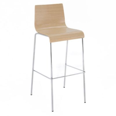 Image of Mercer Barstool, Light Wood